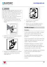 Preview for 43 page of Blaupunkt BAP-IT-H3148-U31W Instruction Manual