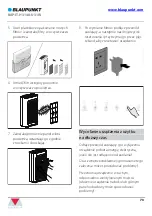 Preview for 74 page of Blaupunkt BAP-IT-H3148-U31W Instruction Manual