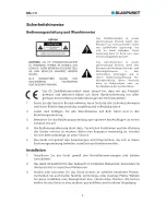 Предварительный просмотр 5 страницы Blaupunkt BB+13 Instruction Manual