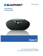 Preview for 1 page of Blaupunkt BB11BK Owner'S Manual