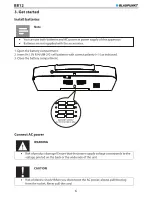 Предварительный просмотр 7 страницы Blaupunkt BB12 Owner'S Manual