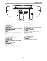 Предварительный просмотр 6 страницы Blaupunkt BB12BK Owner'S Manual