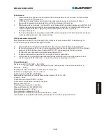 Предварительный просмотр 110 страницы Blaupunkt BB16BK Owner'S Manual