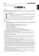 Предварительный просмотр 10 страницы Blaupunkt BB18 Owner'S Manual