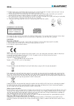 Предварительный просмотр 40 страницы Blaupunkt BB18 Owner'S Manual