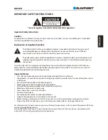 Предварительный просмотр 3 страницы Blaupunkt BB5WH Owner'S Manual