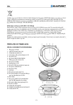 Предварительный просмотр 16 страницы Blaupunkt BB6 Owner'S Manual