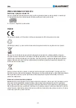 Предварительный просмотр 24 страницы Blaupunkt BB6 Owner'S Manual