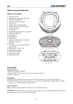 Предварительный просмотр 34 страницы Blaupunkt BB6 Owner'S Manual