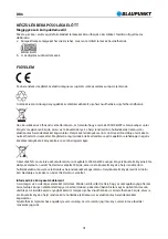 Предварительный просмотр 42 страницы Blaupunkt BB6 Owner'S Manual