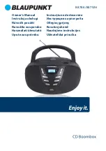 Preview for 1 page of Blaupunkt BB7BK Owner'S Manual