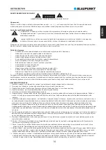 Preview for 18 page of Blaupunkt BB7BK Owner'S Manual