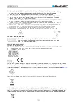 Preview for 36 page of Blaupunkt BB7BK Owner'S Manual