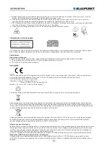 Preview for 44 page of Blaupunkt BB7BK Owner'S Manual