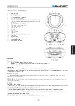 Preview for 45 page of Blaupunkt BB7BK Owner'S Manual