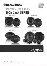 Blaupunkt BGx 2 Series Operating And Installation Instructions preview