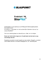 Preview for 53 page of Blaupunkt BikePilot 2+ Quick Start Manual