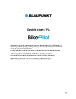 Предварительный просмотр 58 страницы Blaupunkt BikePilot Quick Start Manual