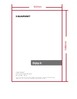 Preview for 9 page of Blaupunkt BLP4400 User Manual