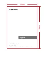 Preview for 18 page of Blaupunkt BLP4400 User Manual