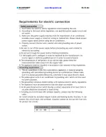 Предварительный просмотр 42 страницы Blaupunkt BluVenter BAC-WM-I1009-A14P Instruction And Installation Manual