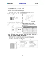 Предварительный просмотр 44 страницы Blaupunkt BluVenter BAC-WM-I1009-A14P Instruction And Installation Manual