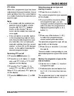 Предварительный просмотр 13 страницы Blaupunkt BOLOGNA Bologna C51 Operating And Installation Instructions