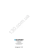 Preview for 150 page of Blaupunkt BP 4.0 - FHD Operating & Installation Instructions Manual