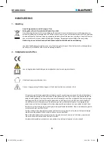 Preview for 6 page of Blaupunkt BP-GIKLED06 User Manual