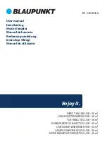 Preview for 1 page of Blaupunkt BP-GIKLED08 User Manual