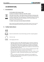 Preview for 3 page of Blaupunkt BP-GIKLED08 User Manual