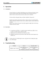 Preview for 6 page of Blaupunkt BP-GIKLED08 User Manual