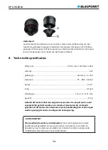 Preview for 14 page of Blaupunkt BP-GIKLED08 User Manual