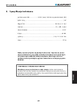 Preview for 39 page of Blaupunkt BP-GIKLED08 User Manual