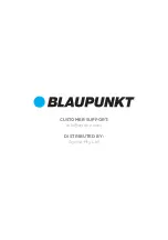 Предварительный просмотр 40 страницы Blaupunkt BP240HSG9700 Instruction Manual