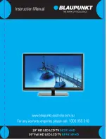 Blaupunkt BP2914HD Instruction Manual предпросмотр