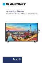 Предварительный просмотр 1 страницы Blaupunkt BP4000HDV7100 Instruction Manual