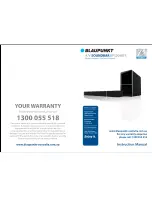 Предварительный просмотр 1 страницы Blaupunkt BPS004BTS Instruction Manual