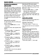 Preview for 23 page of Blaupunkt Bremen CD72 Operating Instructions Manual