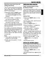 Preview for 26 page of Blaupunkt Bremen CD72 Operating Instructions Manual