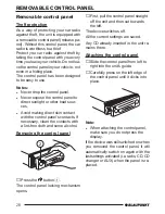 Preview for 6 page of Blaupunkt Bristol CD35 Operating Instructions Manual