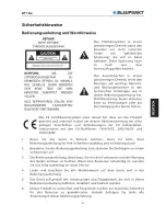 Preview for 4 page of Blaupunkt BT 10e Instruction Manual