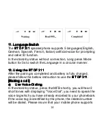 Preview for 15 page of Blaupunkt BT DF 311 User Manual