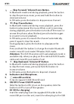 Preview for 9 page of Blaupunkt BT01 Owner'S Manual