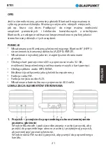 Preview for 23 page of Blaupunkt BT01 Owner'S Manual