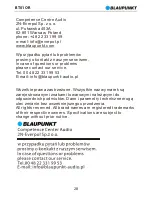 Preview for 30 page of Blaupunkt BT01OR Owner'S Manual