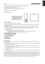 Preview for 9 page of Blaupunkt BT04 Owner'S Manual