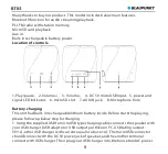 Предварительный просмотр 8 страницы Blaupunkt BT05 Owner'S Manual