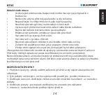 Предварительный просмотр 26 страницы Blaupunkt BT05 Owner'S Manual