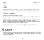 Предварительный просмотр 30 страницы Blaupunkt BT05 Owner'S Manual